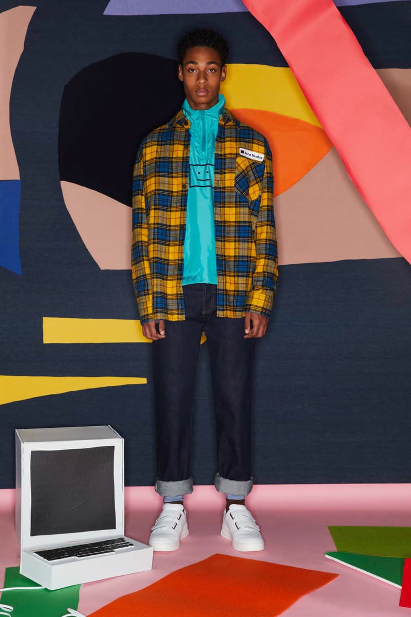 Acne Studios FW20 fall winter 2020 Face Collection Lookbook swedish menswear womenswear imprint basics knits jersey fleece face patch 