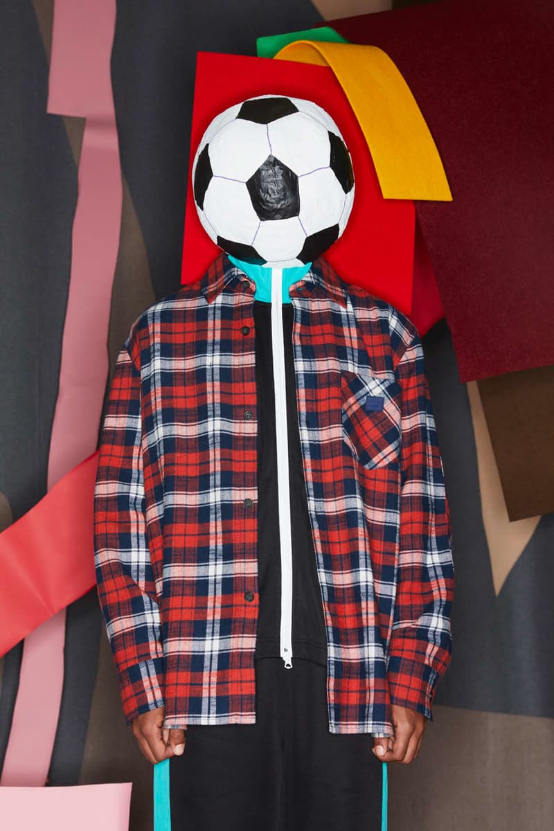 Acne Studios FW20 fall winter 2020 Face Collection Lookbook swedish menswear womenswear imprint basics knits jersey fleece face patch