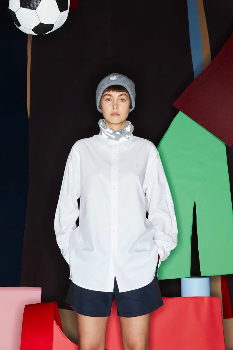 Acne Studios FW20 fall winter 2020 Face Collection Lookbook swedish menswear womenswear imprint basics knits jersey fleece face patch