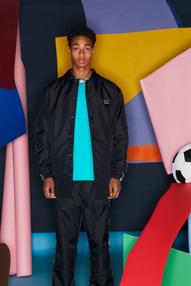 Acne Studios FW20 fall winter 2020 Face Collection Lookbook swedish menswear womenswear imprint basics knits jersey fleece face patch