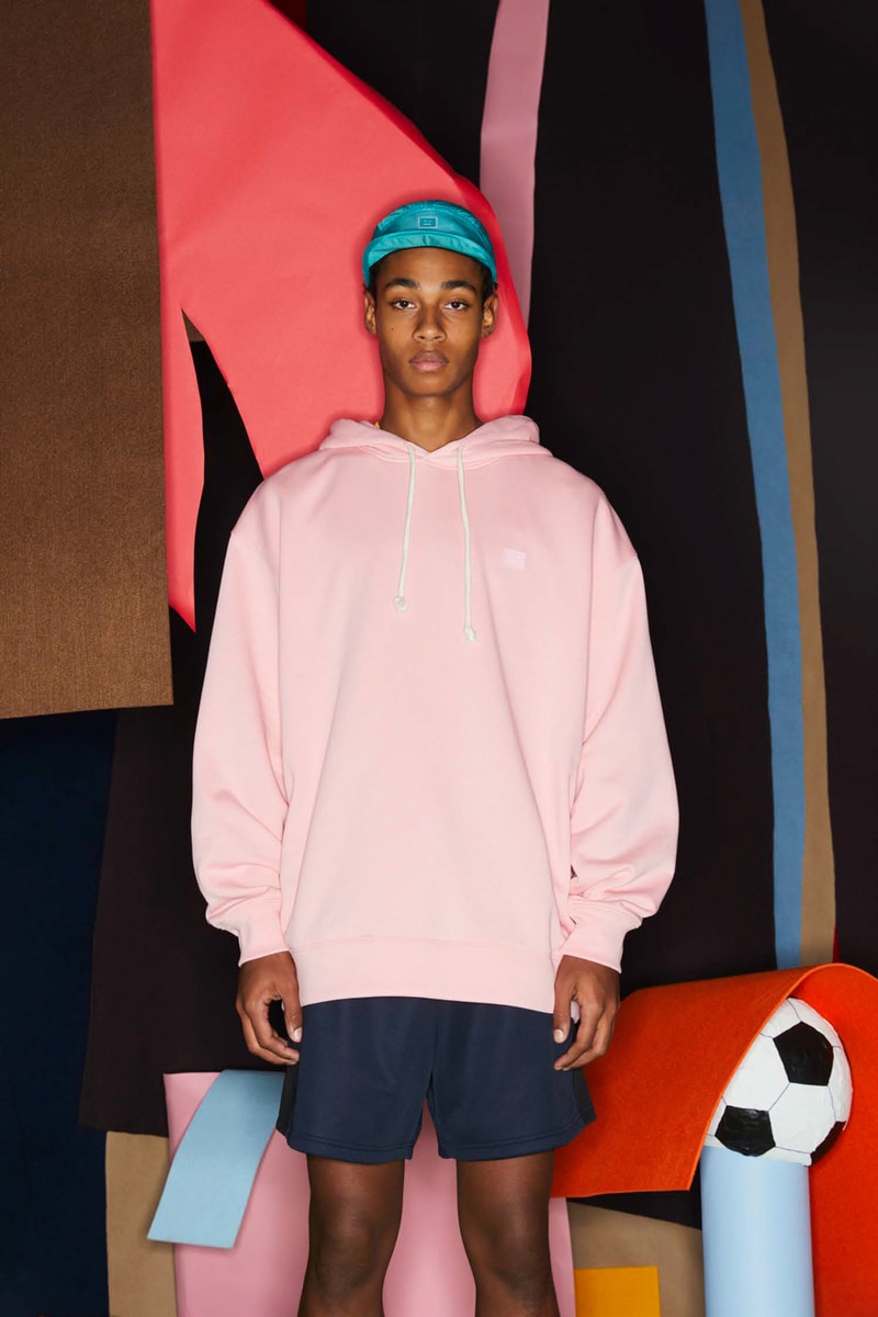 Acne Studios FW20 fall winter 2020 Face Collection Lookbook swedish menswear womenswear imprint basics knits jersey fleece face patch 