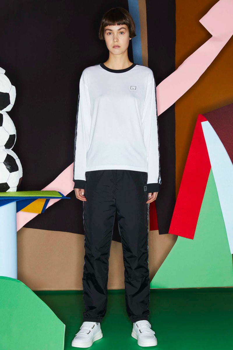 Acne Studios FW20 fall winter 2020 Face Collection Lookbook swedish menswear womenswear imprint basics knits jersey fleece face patch 