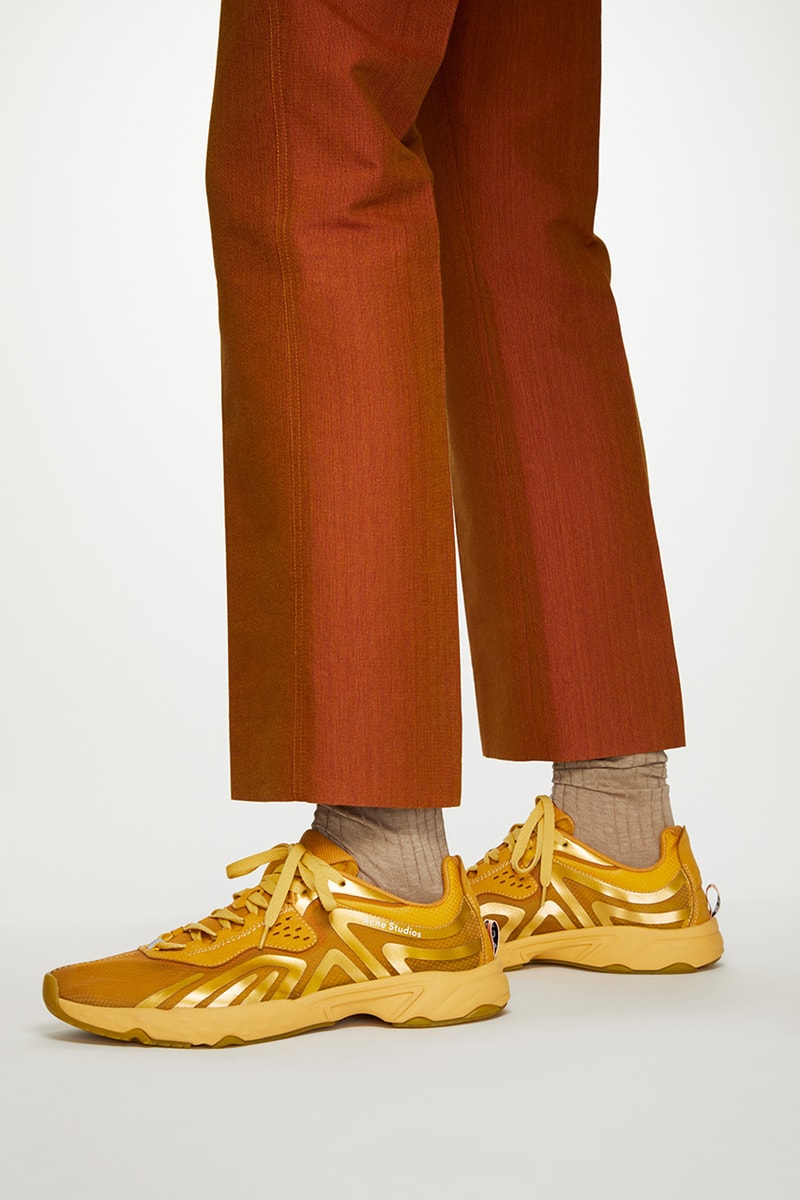 acne studios n3w release information black white gold ivory yellow pink blue buy cop purchase swedish menswear footwear sneakers