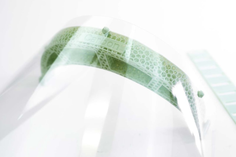 adidas carbon 3d printed face shields covid 19 masks coronavirus supplies manufacturing relief 