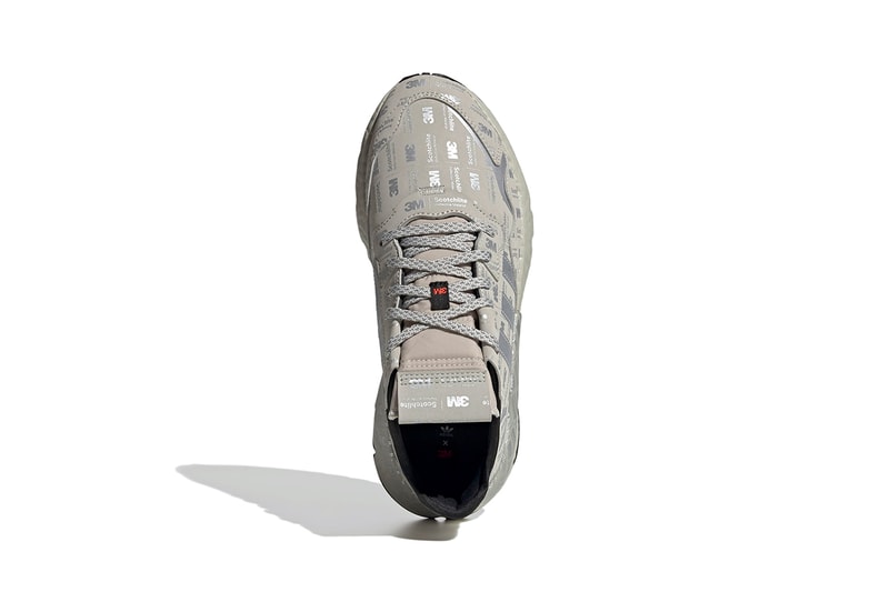 adidas Nite Jogger "Metal Grey / Silver Metallic / Metal Grey" "Hi-Res Red / Silver Metallic / Hi-Res Red" BOOST Technology Sneakers Footwear Three Stripes Release Information 3M Detailing Print Scotchlite Closer Look 
