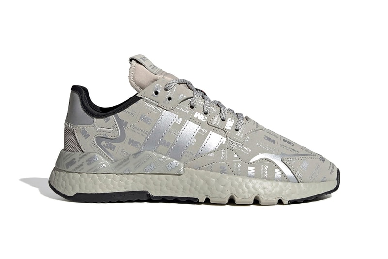 adidas Nite Jogger "Metal Grey / Silver Metallic / Metal Grey" "Hi-Res Red / Silver Metallic / Hi-Res Red" BOOST Technology Sneakers Footwear Three Stripes Release Information 3M Detailing Print Scotchlite Closer Look 