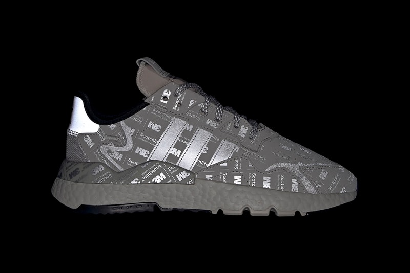 adidas Nite Jogger "Metal Grey / Silver Metallic / Metal Grey" "Hi-Res Red / Silver Metallic / Hi-Res Red" BOOST Technology Sneakers Footwear Three Stripes Release Information 3M Detailing Print Scotchlite Closer Look 