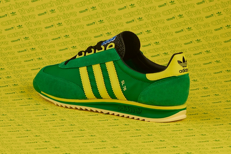 size? adidas originals SL76 green yellow buy cop purchase details release information collaboration