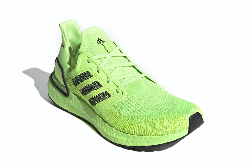 adidas ultraboost 20 signal green core black EG0710 release date info photos price