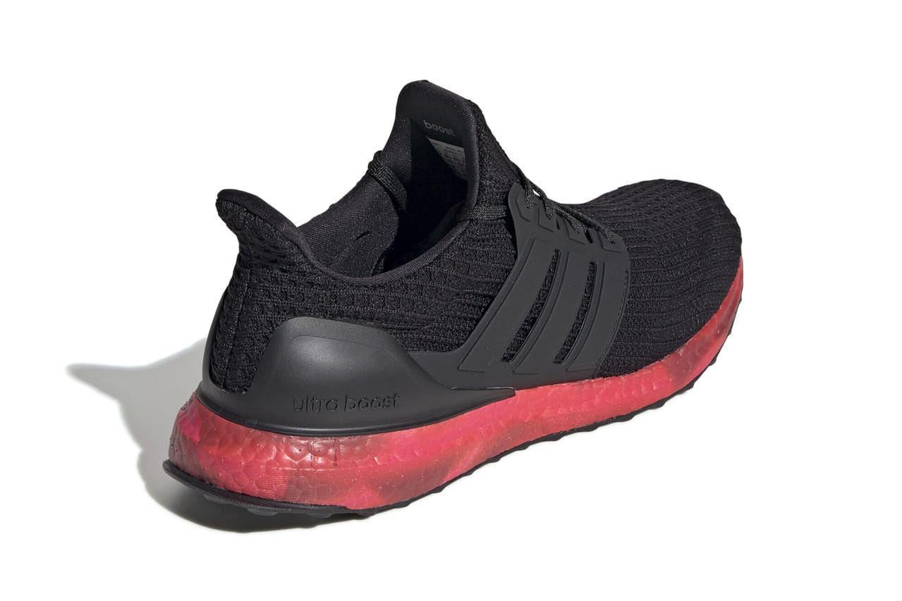 adidas black red sole