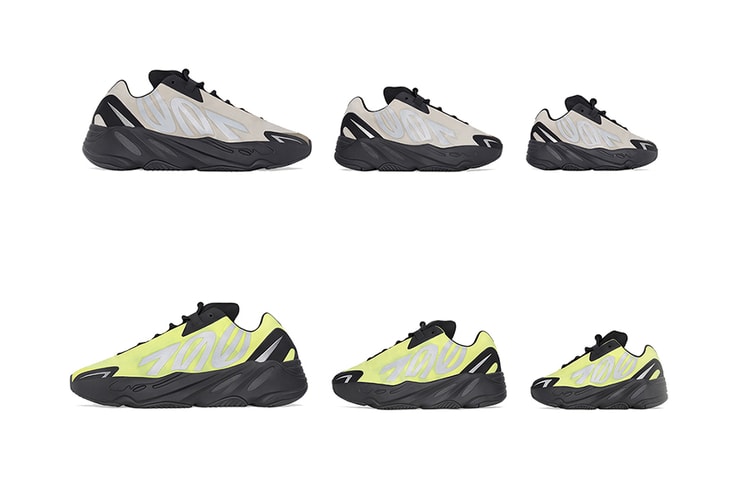 adidas Officially Announces YEEZY BOOST 700 MNVN "Phosphor" & "Bone"