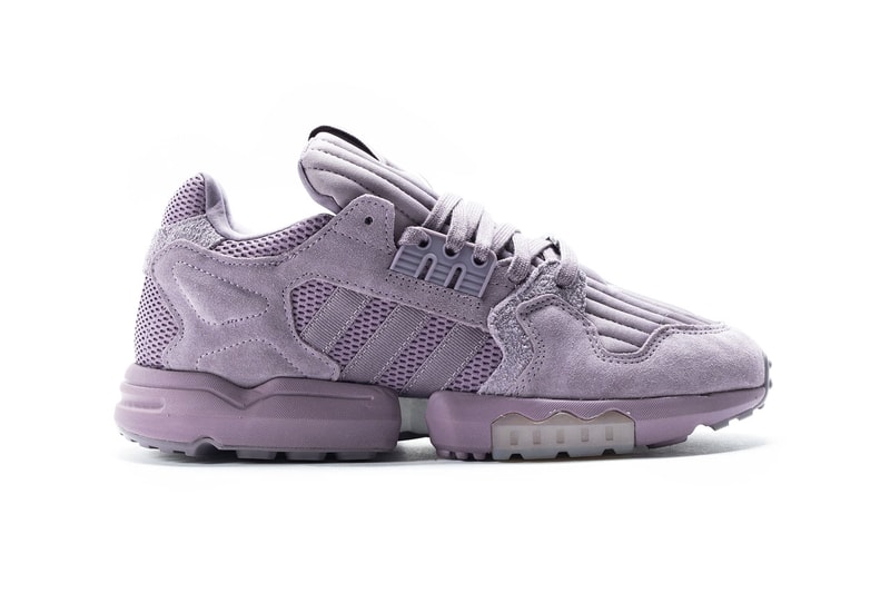 adidas ZX Torsion legacy purple glow orange EF4347 menswear streetwear spring summer 2020 collection shoes sneakers runners trainers three stripes kicks purple suede peach