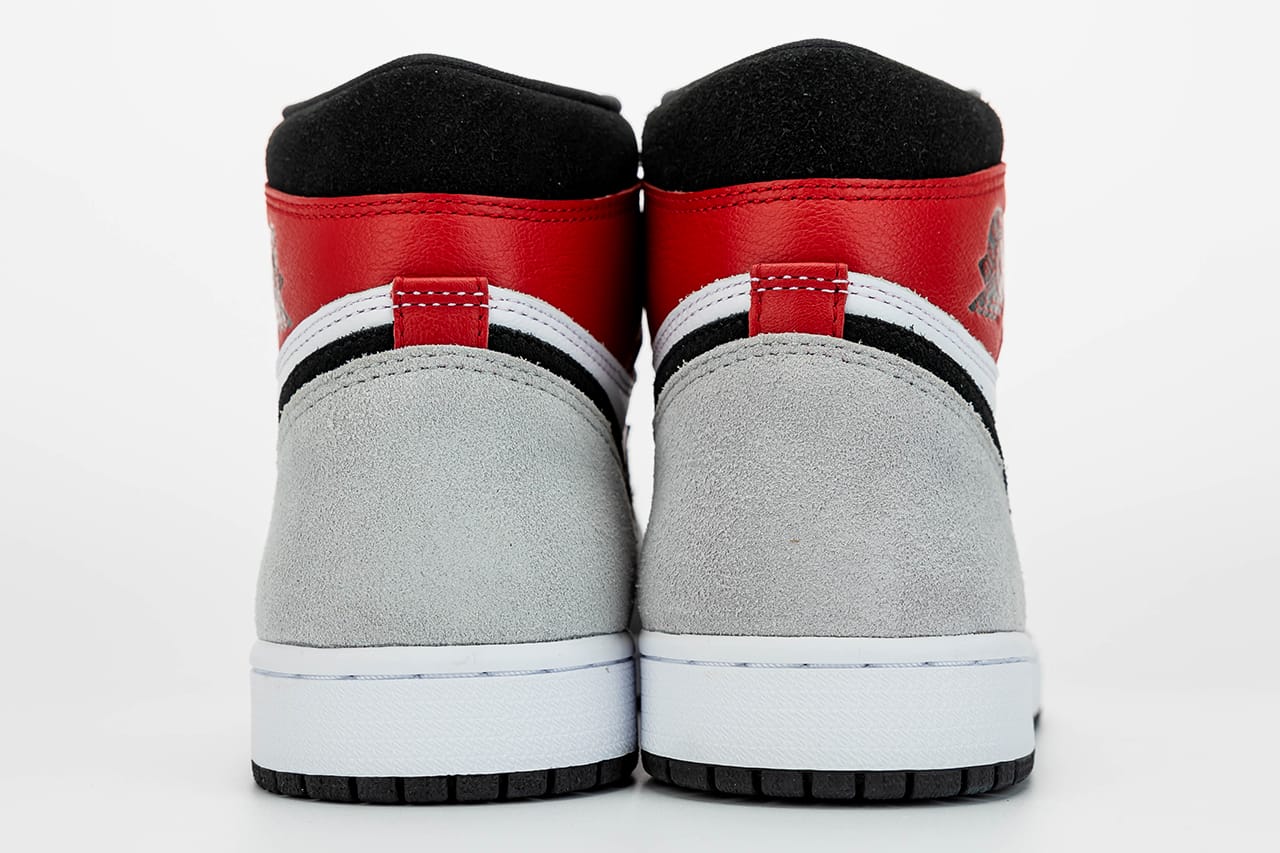 jordans grey and red