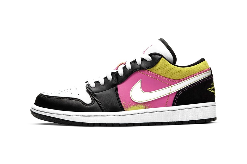 air jordan 1 low se black active fuchsia cyber white CW5564 001 release date info photos price 