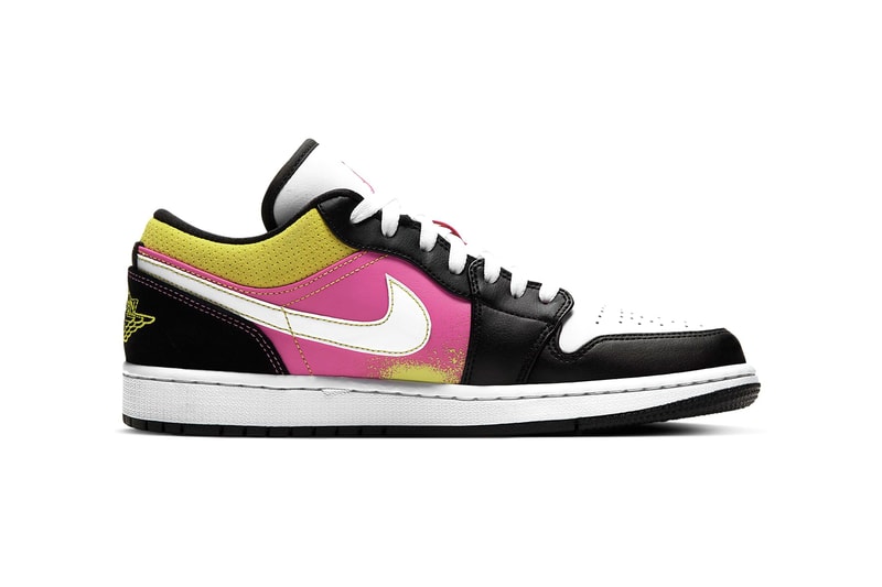 air jordan 1 low se black active fuchsia cyber white CW5564 001 release date info photos price 