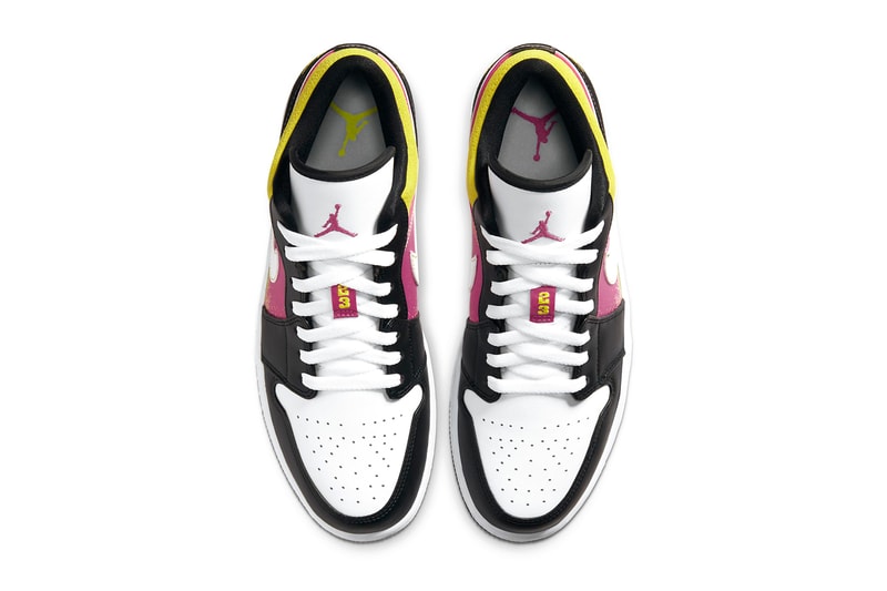 air jordan 1 low se black active fuchsia cyber white CW5564 001 release date info photos price 