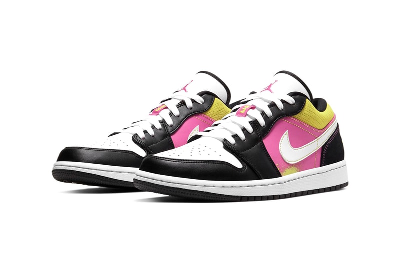 air jordan 1 low se black active fuchsia cyber white CW5564 001 release date info photos price 