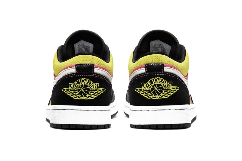 air jordan 1 low se black active fuchsia cyber white CW5564 001 release date info photos price 