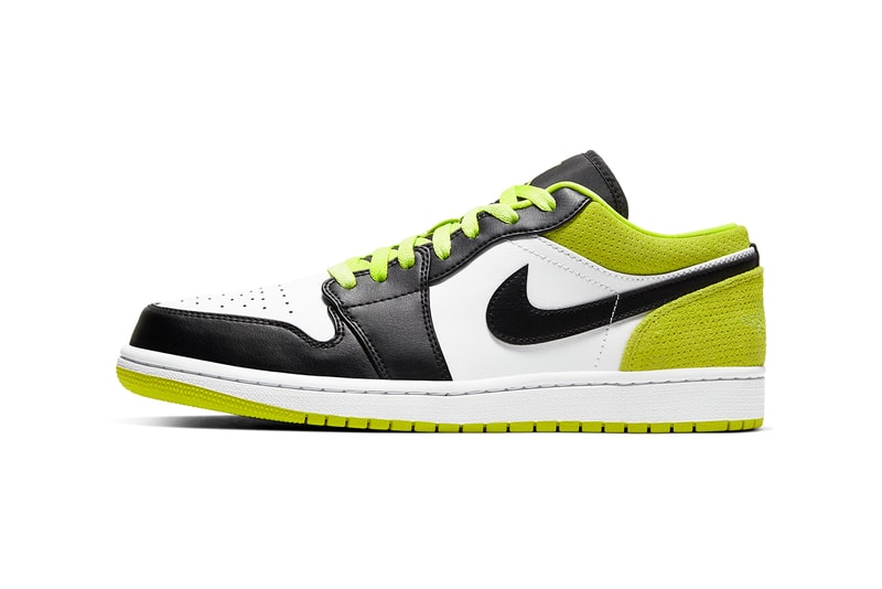 Air Jordan 1 Low SE Suede Green Black WhiteCK3022-003