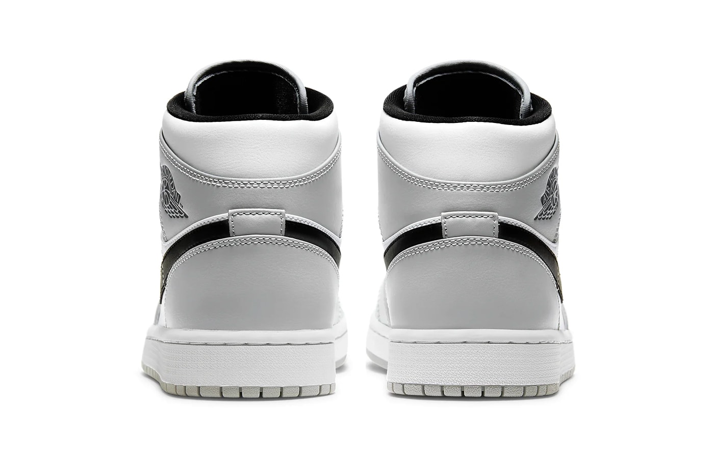 Air Jordan 1 Mid Light Ash White Black Release Info Buy Price 554724-092