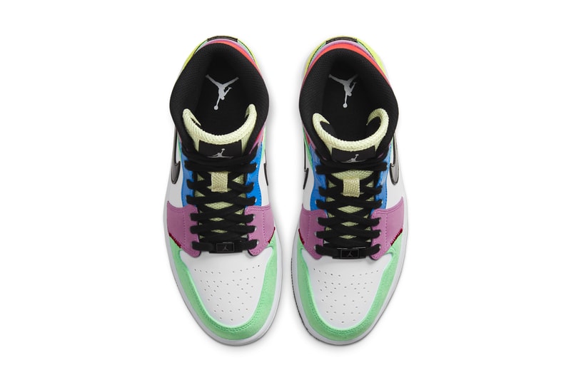 air jordan 1 mid multicolor white black lightbulb team orange cw1140 100 release date info photos price