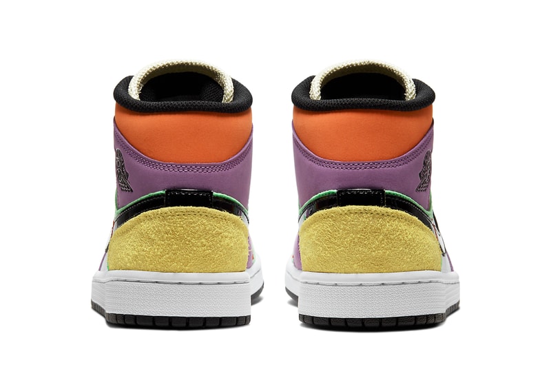 air jordan 1 mid multicolor white black lightbulb team orange cw1140 100 release date info photos price