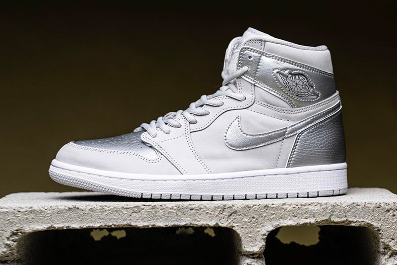 Air Jordan 1 Retro High OG Japan Grey Closer Look Release Info DC1788-029 On Foot