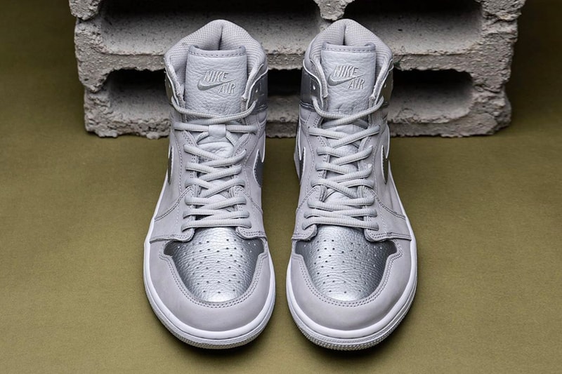 Air Jordan 1 Retro High OG Japan Grey Closer Look Release Info DC1788-029 On Foot