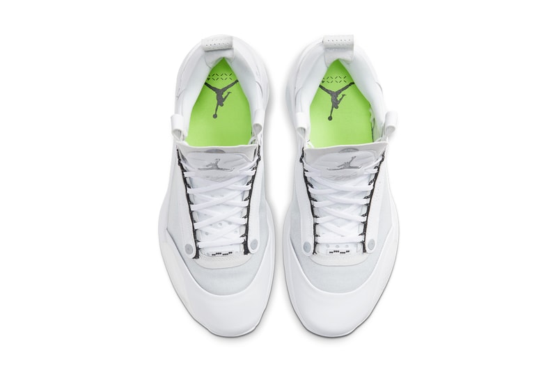 air jordan 34 low white pure platinum electric green metallic silver CU3475 100 release date info photos price