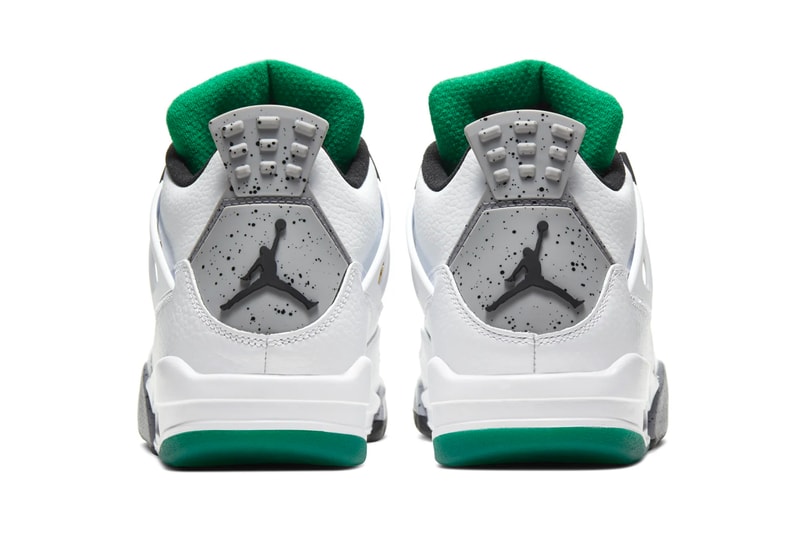 Air Jordan 4 Lucid Green Official Look Release Info AQ9129-100 White University Red Black