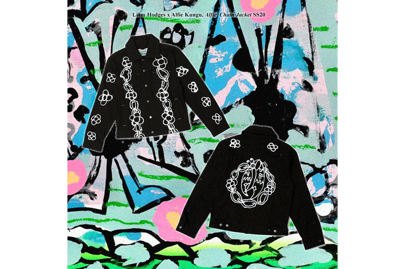 Alfie Kungu x Liam Hodges Spring/Summer 2020 Collection Looks Lookbook Release Information Free A3 Print Artist London Based Designer Hand Made Printed Garments 