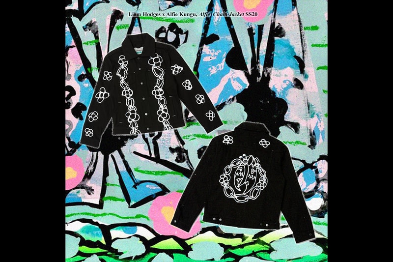 Alfie Kungu x Liam Hodges Spring/Summer 2020 Collection Looks Lookbook Release Information Free A3 Print Artist London Based Designer Hand Made Printed Garments 