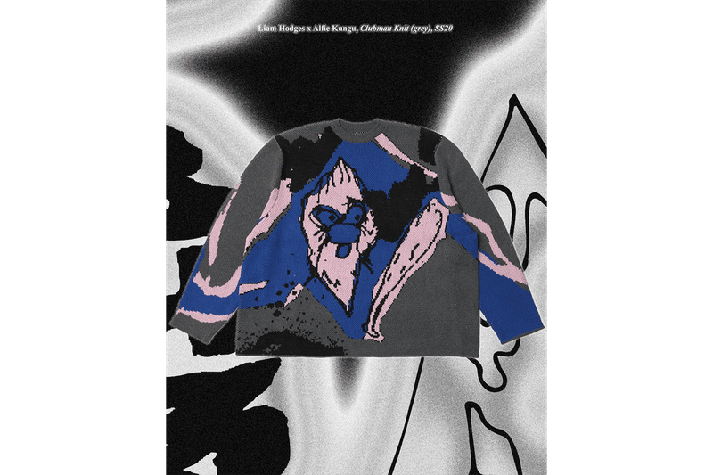Alfie Kungu x Liam Hodges Spring/Summer 2020 Collection Looks Lookbook Release Information Free A3 Print Artist London Based Designer Hand Made Printed Garments 