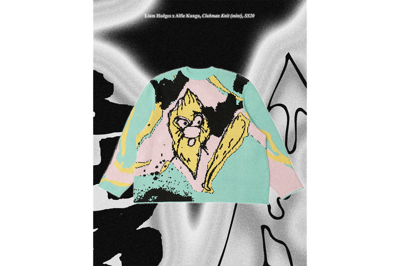 Alfie Kungu x Liam Hodges Spring/Summer 2020 Collection Looks Lookbook Release Information Free A3 Print Artist London Based Designer Hand Made Printed Garments 