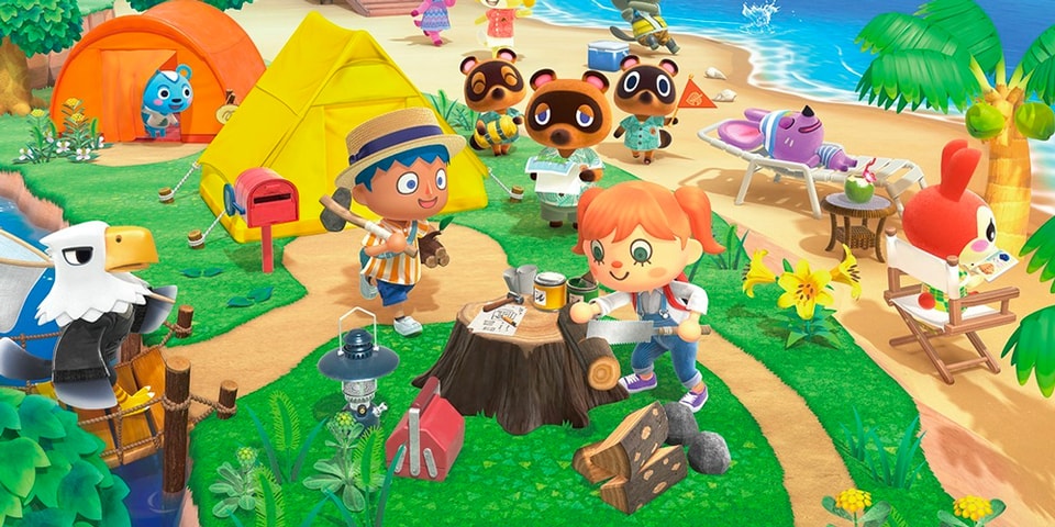 Animal Crossing New Horizons 80s Anime Opening Hypebeast
