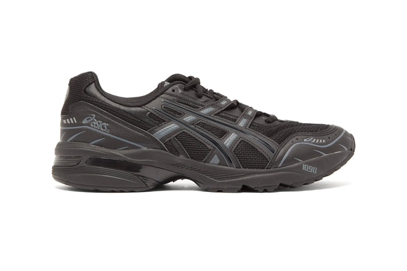 ASICS GEL 1090 Triple Black menswear streetwear spring summer 2020 collection shoes footwear sneakers kicks runners trainers japanese mesh 