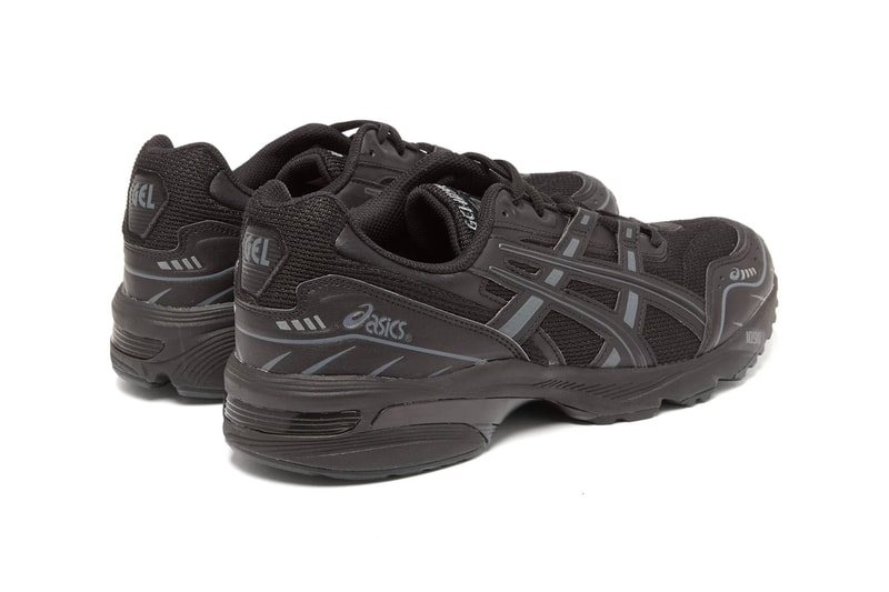 ASICS GEL 1090 Triple Black menswear streetwear spring summer 2020 collection shoes footwear sneakers kicks runners trainers japanese mesh 