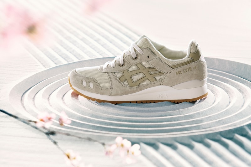 ssics GEL LYTE iii 3 series craftsmanship pack Smoke Blue Grand Shark ivory wood crepe japanese monozukuri