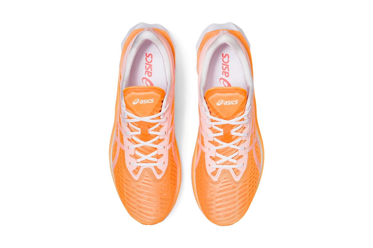 asics novablast orange pop white 011a778-800 release date info photos price running shoes