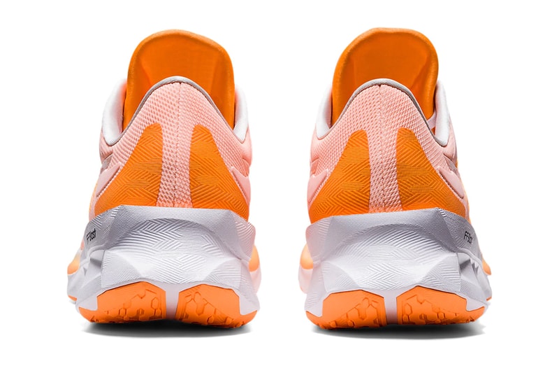 asics novablast orange pop white 011a778-800 release date info photos price running shoes