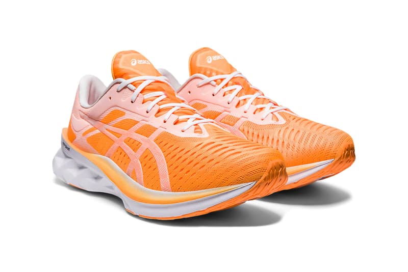 asics novablast orange pop white 011a778-800 release date info photos price running shoes