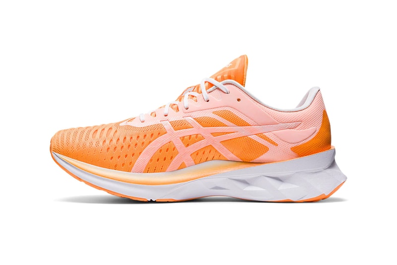 asics novablast orange pop white 011a778-800 release date info photos price running shoes