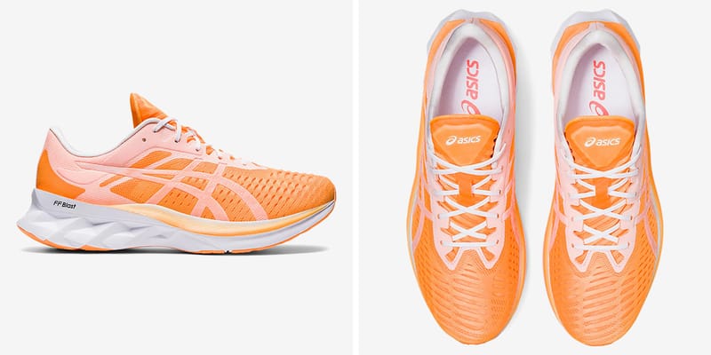 asics novablast orange