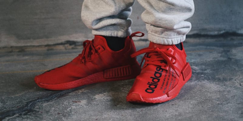 atmos x adidas nmd r1 triple red