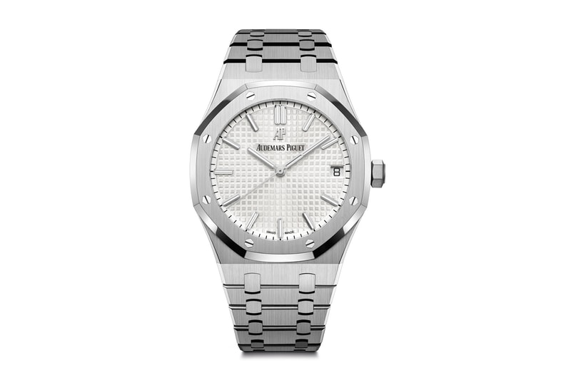 Audemars Piguet 41mm Royal Oak Silver/White AP Audemars Piguet watches wrist watches horology swiss made screw down crown movement caliber 