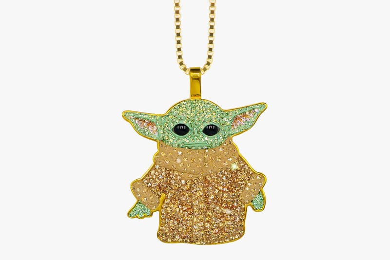 yoda with necklace