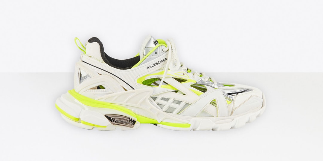 Balenciaga Track.2 in White and Fluo Yellow | Hypebeast display picture 3