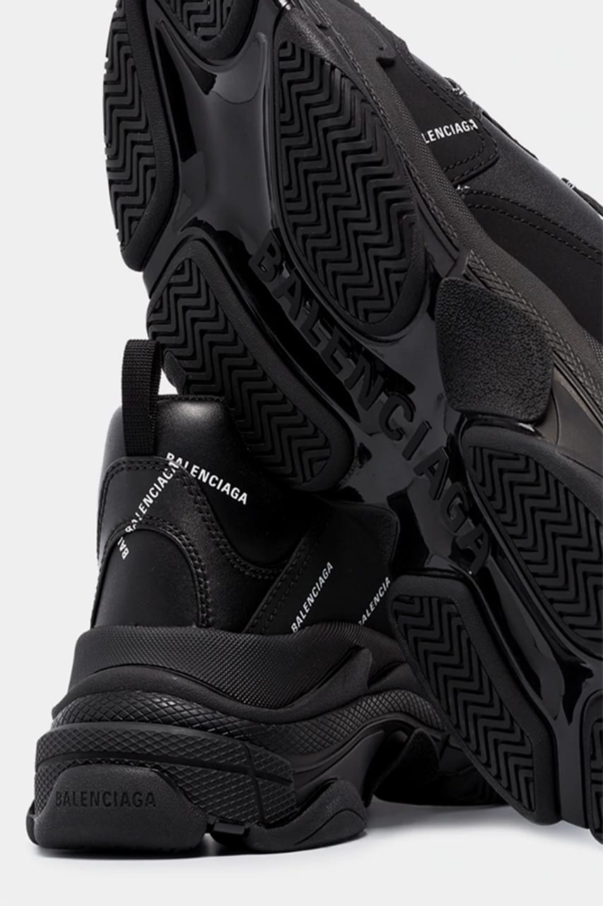 balenciaga chunky sneakers black