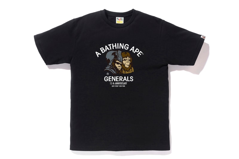Bape NYC 15th ANNIVERSARY COLLECTION new york city flagship store shop fifteenth a bathing ape generals statue of liberty graphics artwork print logo april 18 2020