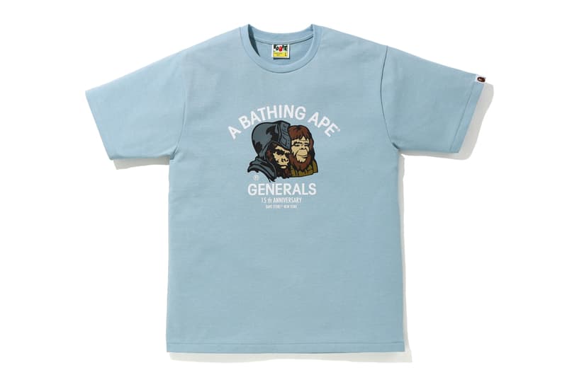 Bape NYC 15th ANNIVERSARY COLLECTION new york city flagship store shop fifteenth a bathing ape generals statue of liberty graphics artwork print logo april 18 2020